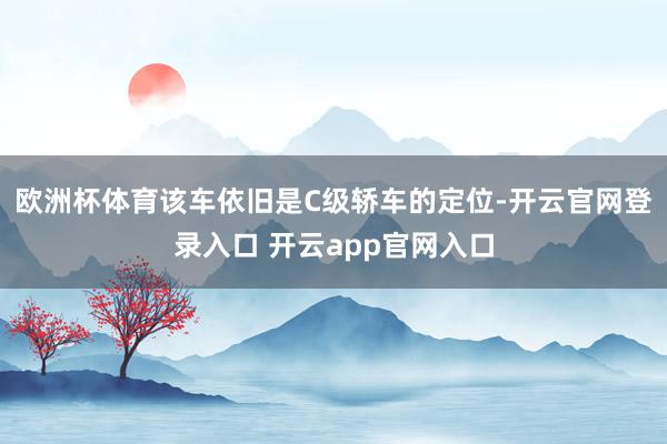 欧洲杯体育该车依旧是C级轿车的定位-开云官网登录入口 开云app官网入口