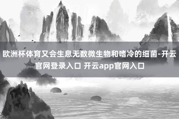 欧洲杯体育又会生息无数微生物和嗜冷的细菌-开云官网登录入口 开云app官网入口